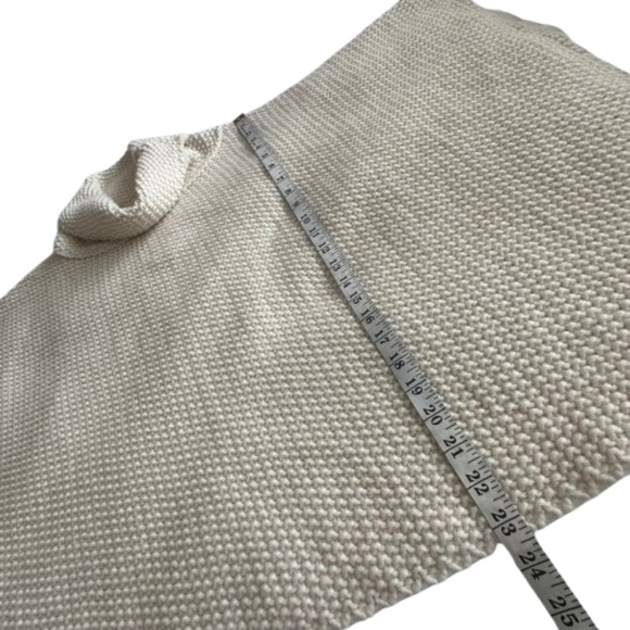 NWT cocogio Women's One Size Ivory Knit Cowl Neck Open Sides Poncho Sweater Top - Picture 10 of 15